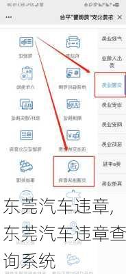 东莞汽车违章,东莞汽车违章查询系统