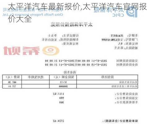 太平洋汽车最新报价,太平洋汽车官网报价大全