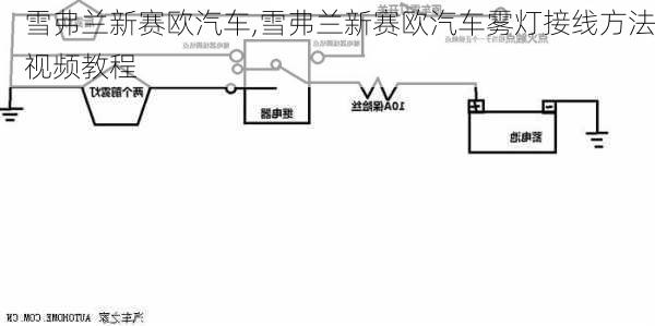 雪弗兰新赛欧汽车,雪弗兰新赛欧汽车雾灯接线方法视频教程