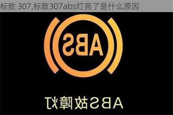 标致 307,标致307abs灯亮了是什么原因