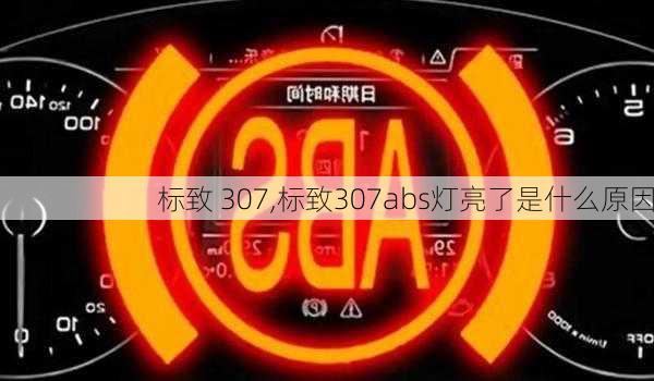 标致 307,标致307abs灯亮了是什么原因