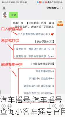 汽车摇号,汽车摇号查询小客车摇号官网