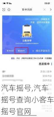 汽车摇号,汽车摇号查询小客车摇号官网