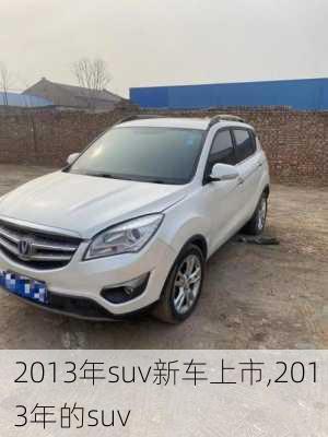 2013年suv新车上市,2013年的suv