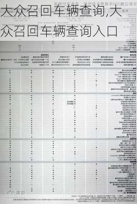 大众召回车辆查询,大众召回车辆查询入口