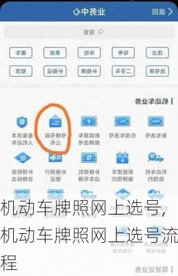 机动车牌照网上选号,机动车牌照网上选号流程