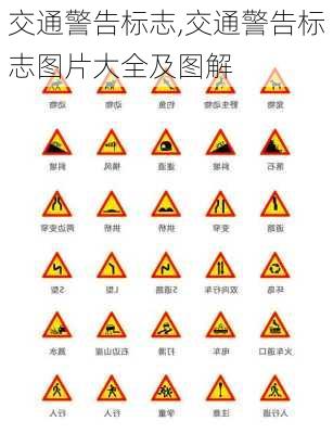 交通警告标志,交通警告标志图片大全及图解