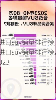 进口suv销量排行榜,进口suv销量排行榜2023