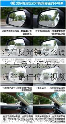 汽车反光镜怎么调,汽车反光镜怎么调整最佳位置视频