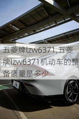 五菱牌lzw6371,五菱牌lzw6371机动车的整备质量是多少