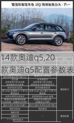 2014款奥迪q5,2014款奥迪q5配置参数表