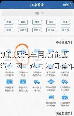 新能源汽车网,新能源汽车网上选号如何操作