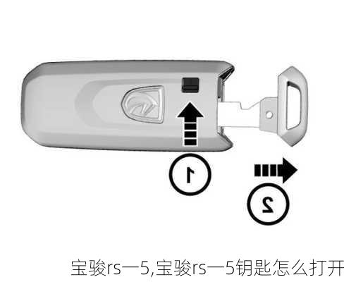 宝骏rs一5,宝骏rs一5钥匙怎么打开