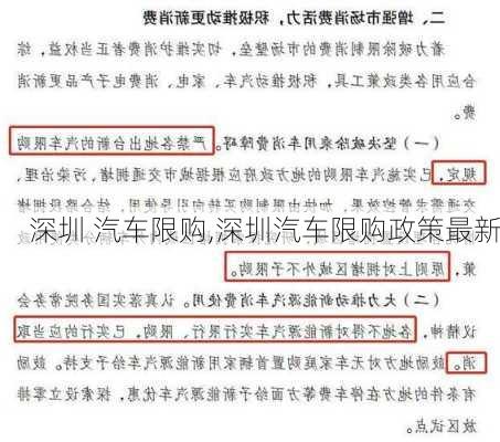 深圳 汽车限购,深圳汽车限购政策最新