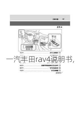 一汽丰田rav4说明书,