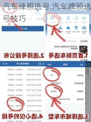 汽车牌照选号,汽车牌照选号技巧