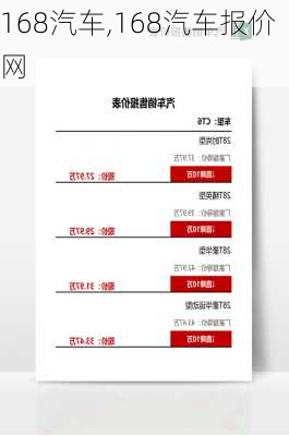 168汽车,168汽车报价网