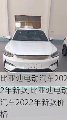 比亚迪电动汽车2022年新款,比亚迪电动汽车2022年新款价格