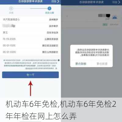 机动车6年免检,机动车6年免检2年年检在网上怎么弄