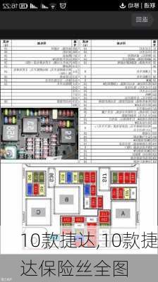 10款捷达,10款捷达保险丝全图