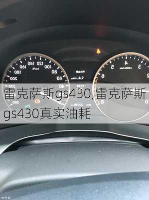 雷克萨斯gs430,雷克萨斯gs430真实油耗