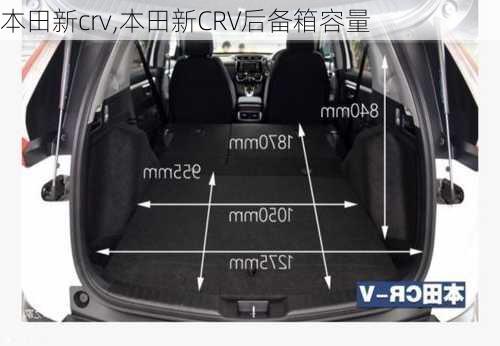 本田新crv,本田新CRV后备箱容量