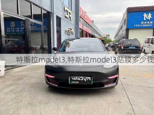 特斯拉model3,特斯拉model3贴膜多少钱