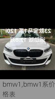 bmw1,bmw1系价格表