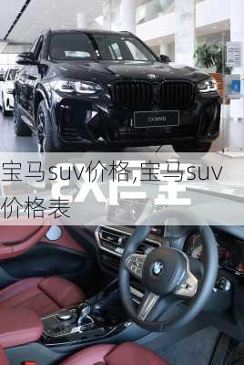 宝马suv价格,宝马suv价格表