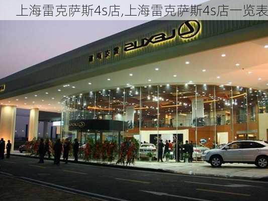 上海雷克萨斯4s店,上海雷克萨斯4s店一览表