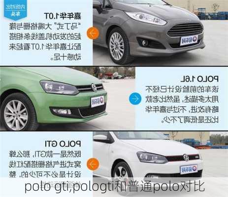 polo gti,pologti和普通polo对比