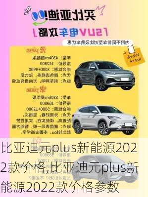 比亚迪元plus新能源2022款价格,比亚迪元plus新能源2022款价格参数