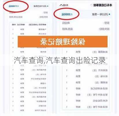 汽车查询,汽车查询出险记录