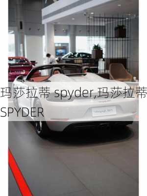 玛莎拉蒂 spyder,玛莎拉蒂SPYDER